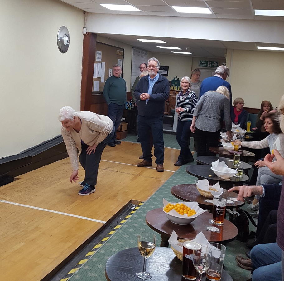 It's all in the knee bend